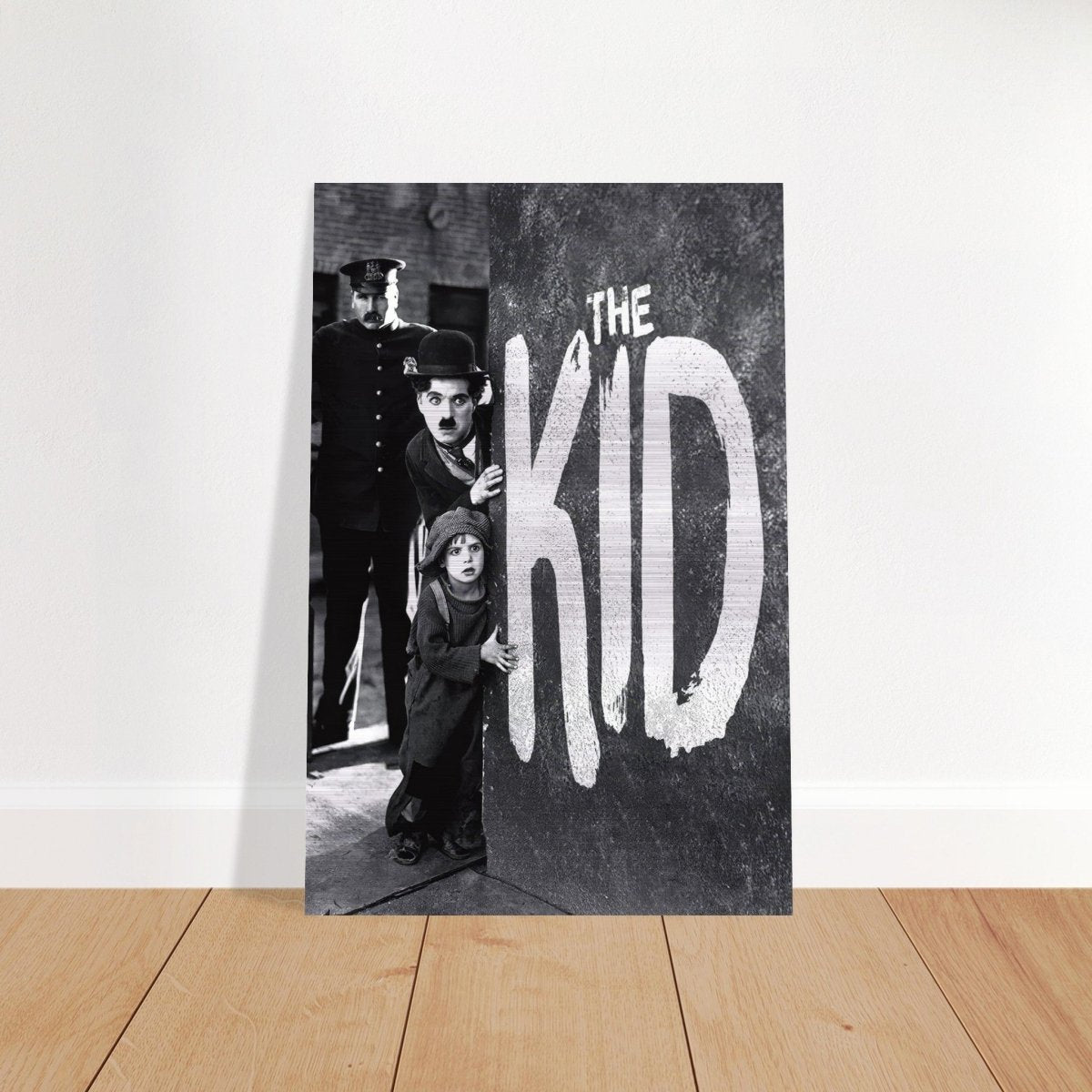 Da Vinci Pop Art wall art Print | The Kid (1921) - Brushed Aluminum Print - 50x75 cm / 20x30″ - 