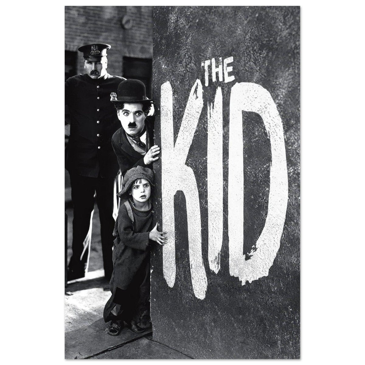 Da Vinci Pop Art wall art Print | The Kid (1921) - Aluminum Print - 40x60 cm / 16x24″ - 