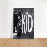 Da Vinci Pop Art wall art Print | The Kid (1921) - Brushed Aluminum Print - 40x60 cm / 16x24″ - 