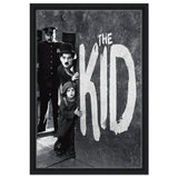 Da Vinci Pop Art wall art Print | The Kid (1921) - Framed Canvas - 40x60 cm / 16x24″ - Black frame