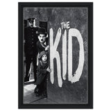 Da Vinci Pop Art wall art Print | The Kid (1921) - Framed Canvas - 30x45 cm / 12x18″ - Black frame