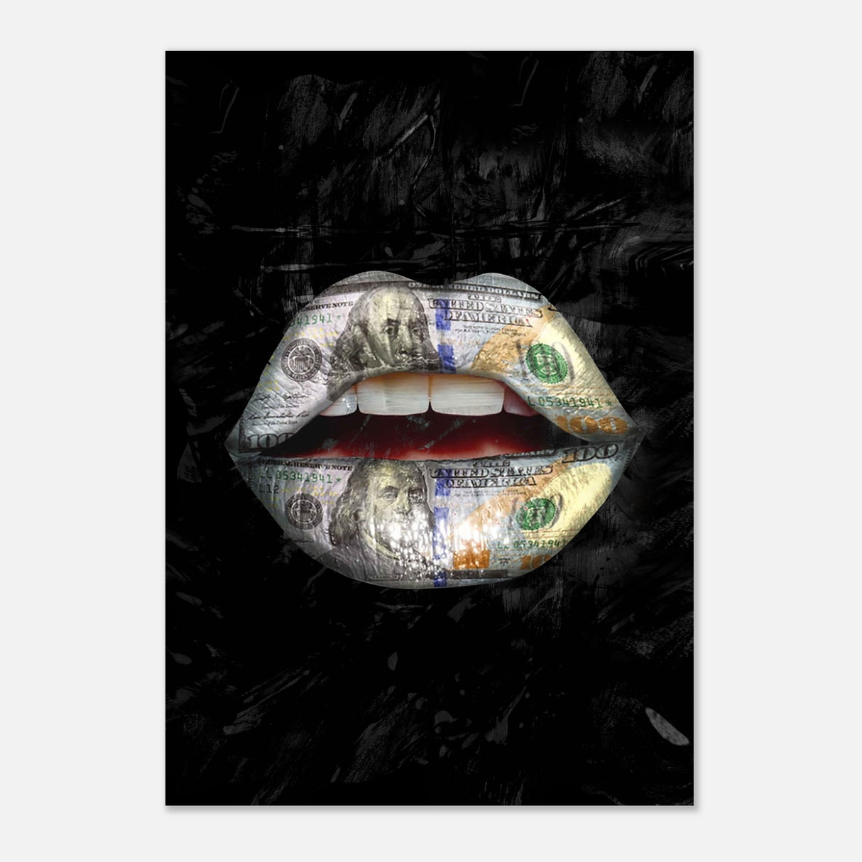 da vinci pop art wall art dollar lips