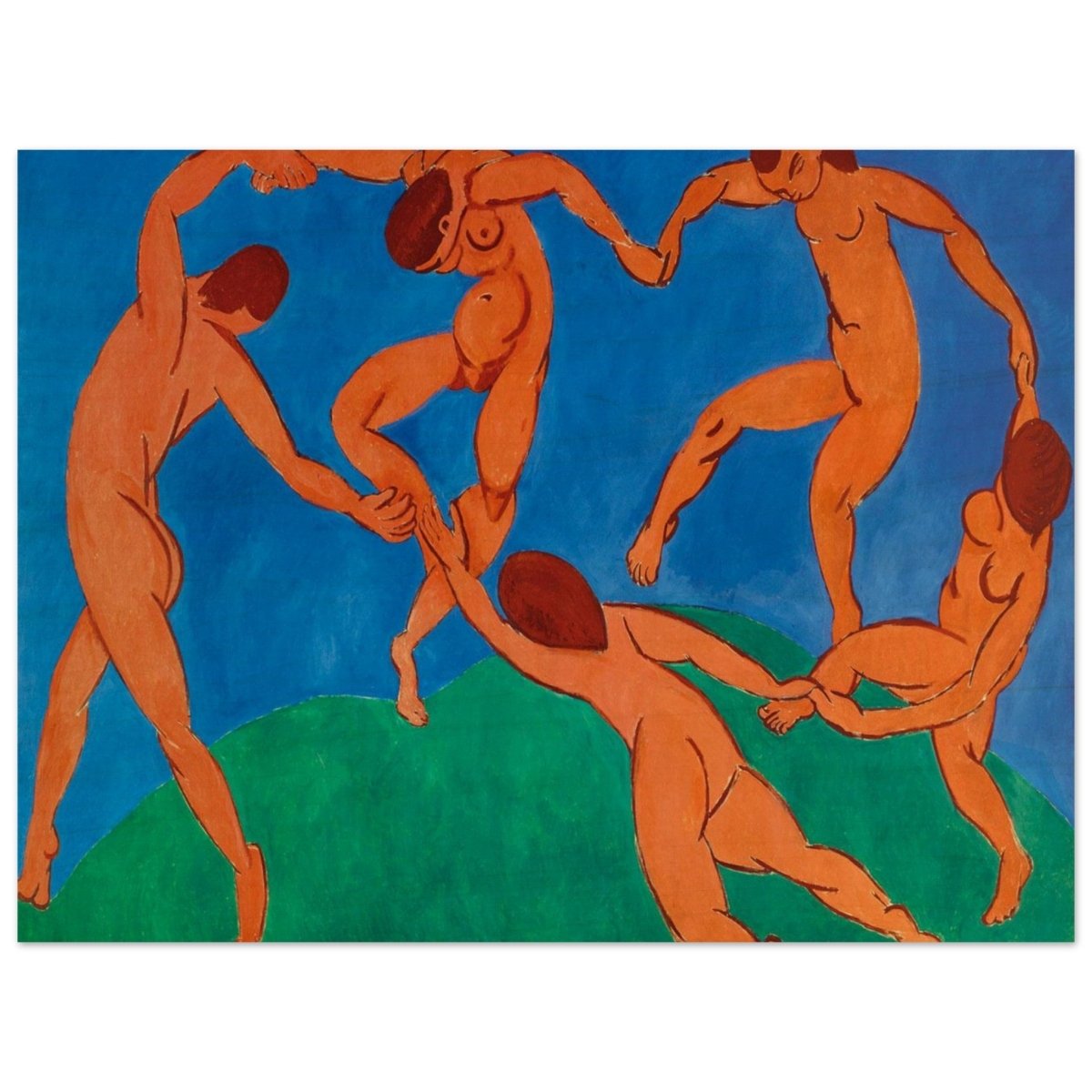 Dance by Henri Matisse | Vintage wall art print - Wood Prints - 30x40 cm / 12x16″ - 