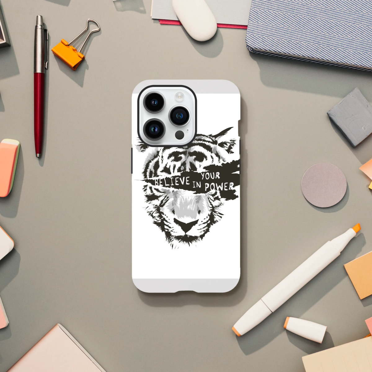 Designer Phone cases for iphone | Believe in Your Power - iPhone 14 Pro - 