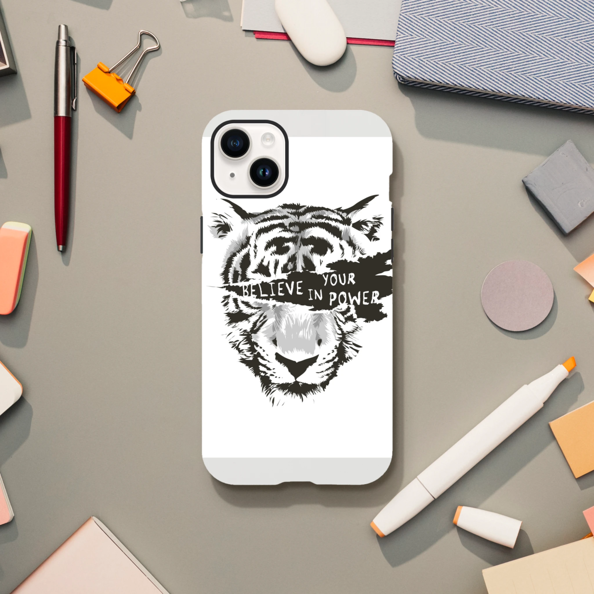 Designer Phone cases for iphone | Believe in Your Power - iPhone 14 Plus - 