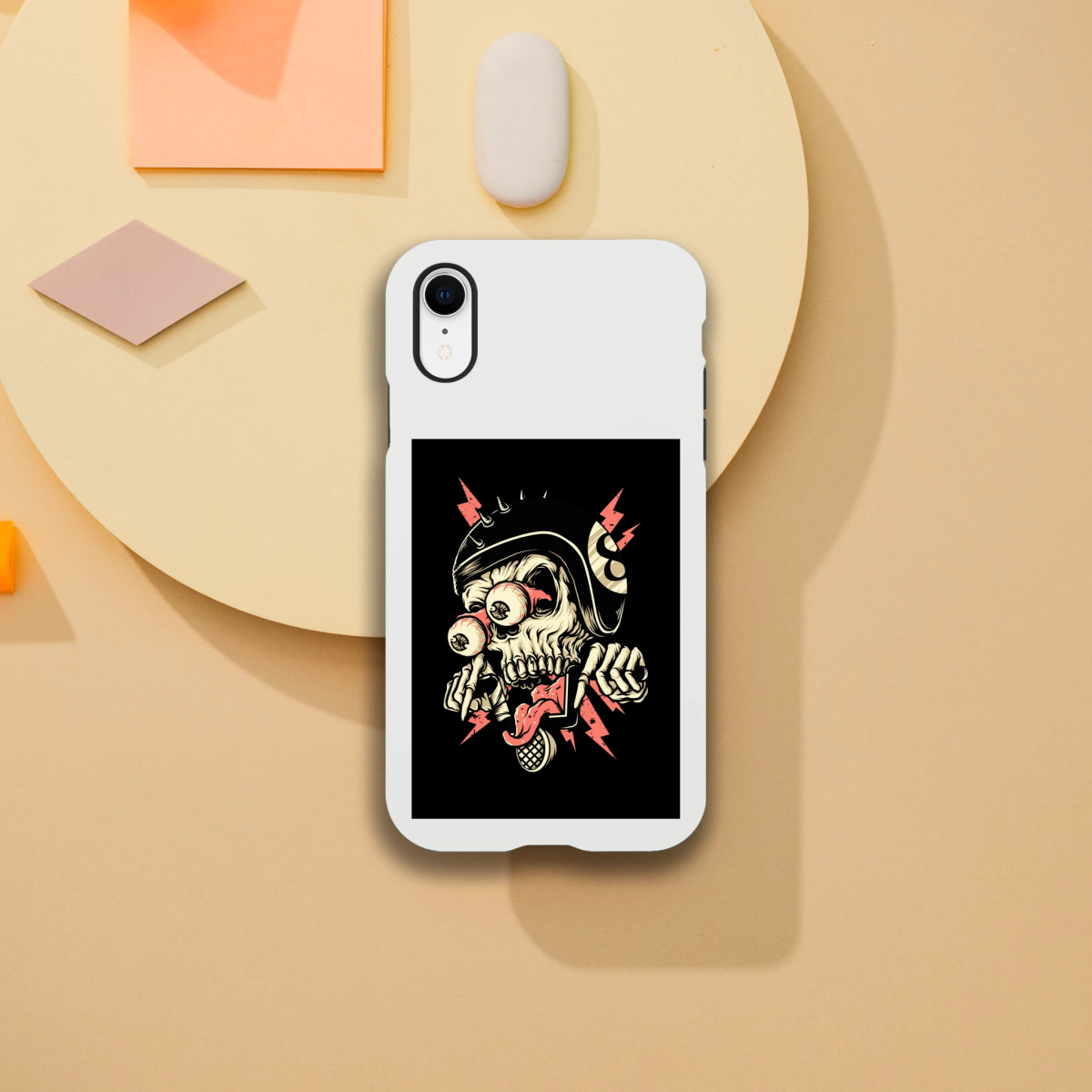 Designer Phone cases for iphone | Pop Art Skeleton | 2 design options - iPhone XR - Design Option 1 - 