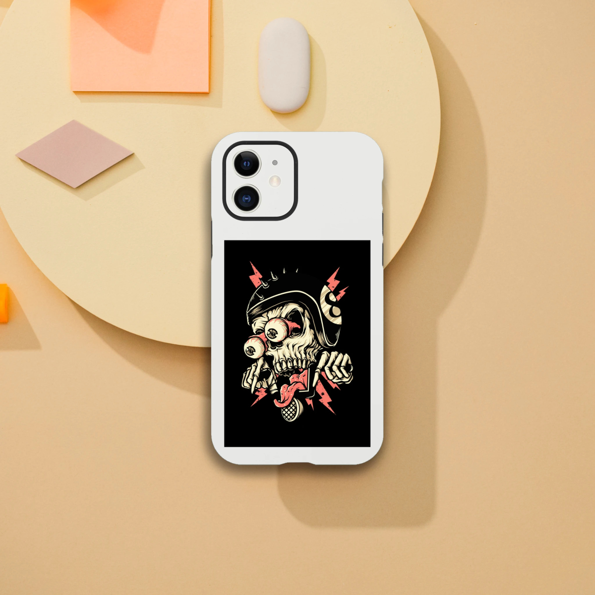 Designer Phone cases for iphone | Pop Art Skeleton | 2 design options - iPhone 12 - Design Option 3 - 