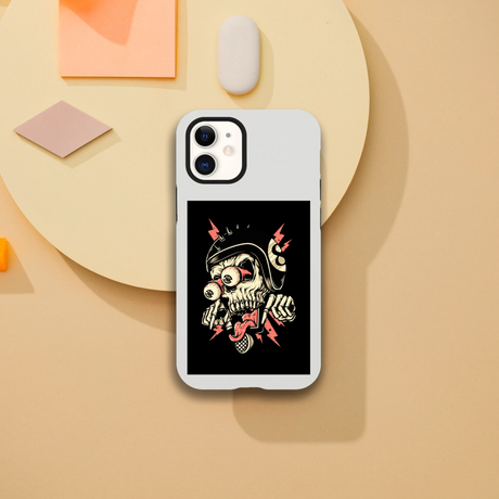 Designer Phone cases for iphone | Pop Art Skeleton | 2 design options - iPhone 12 Mini - Design Option 3 - 