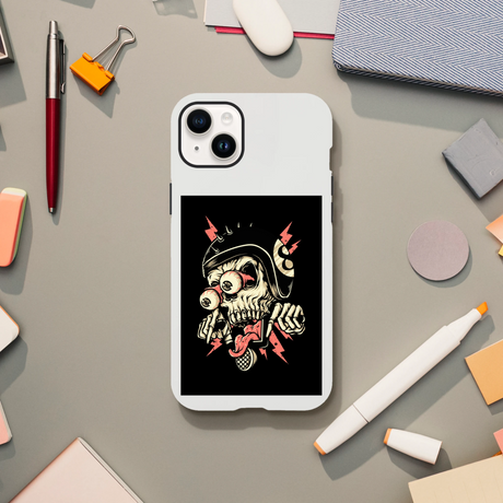 Designer Phone cases for iphone | Pop Art Skeleton | 2 design options - iPhone 14 Plus - Design Option 3 - 