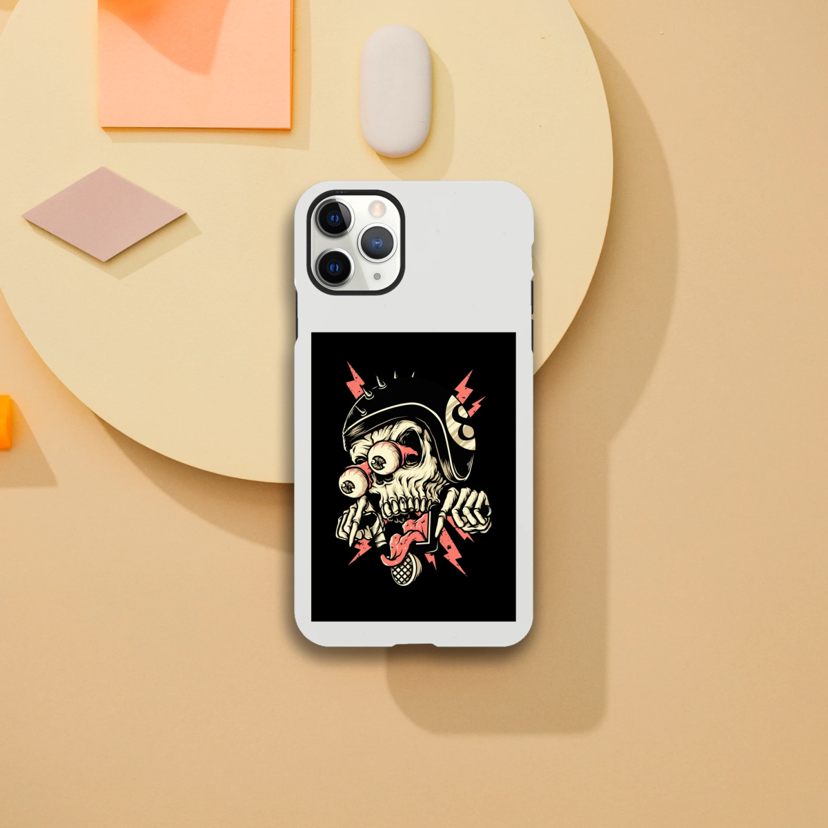 Designer Phone cases for iphone | Pop Art Skeleton | 2 design options - iPhone 11 Pro Max - Design Option 1 - 