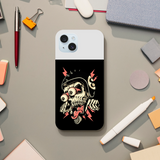 Designer Phone cases for iphone | Pop Art Skeleton | 2 design options - iPhone 15 Plus - Design Option 1 - 