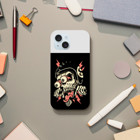 Designer Phone cases for iphone | Pop Art Skeleton | 2 design options - iPhone 15 - Design Option 1 - 