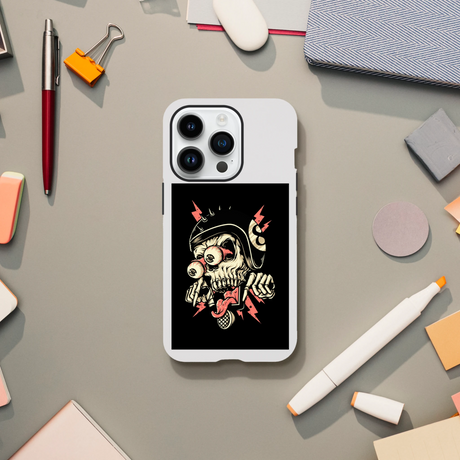 Designer Phone cases for iphone | Pop Art Skeleton | 2 design options - iPhone 14 Pro - Design Option 1 - 