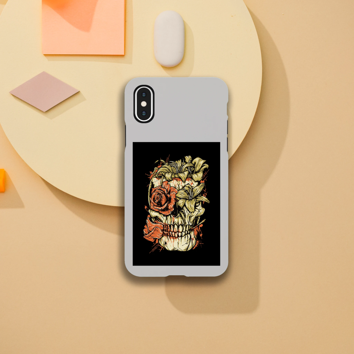 Designer Phone cases for iphone | Pop Art Skeleton | 2 design options - iPhone XS - Design Option 2 - 