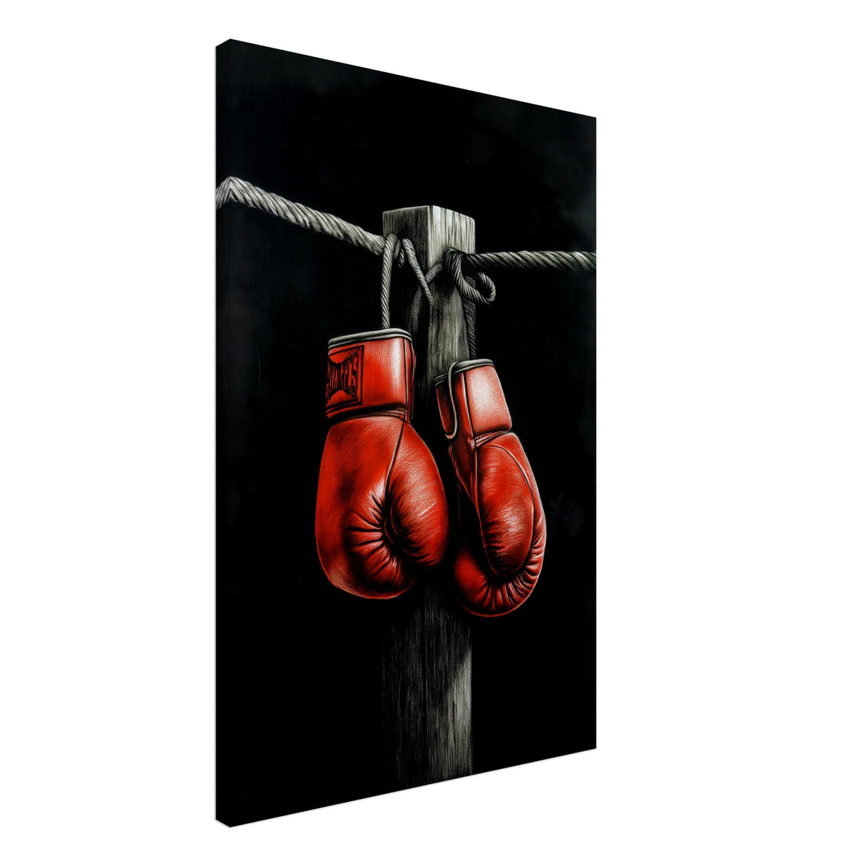  eclectic expressions wall art print boxing gloves