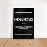  motivational wall art print perseverance