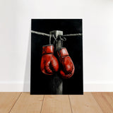  eclectic expressions wall art print boxing gloves