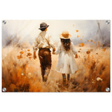 Fields of Togetherness | Impressionistic Art - Acrylic Print - 40x60 cm / 16x24″ - 