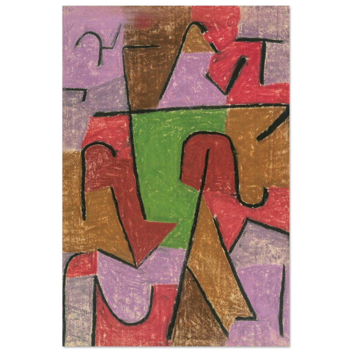 Indianisch, 1937 by Paul Klee | Vintage wall art print - Aluminum Print - 40x60 cm / 16x24″ - 