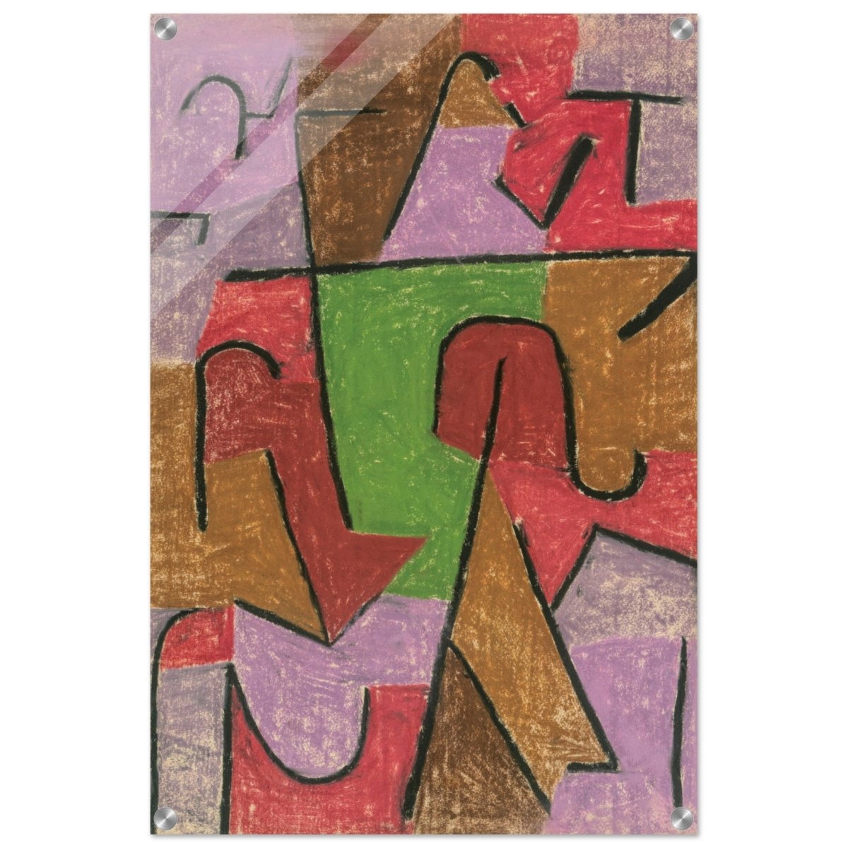 Indianisch, 1937 by Paul Klee | Vintage wall art print - Acrylic Print - 50x75 cm / 20x30″ - 