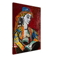 Jacqueline in Turkish Costume by Pablo Picasso | Cubism Art wall art print - Canvas - 60x80 cm / 24x32″ - 