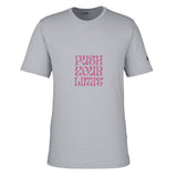 Men's Athletic Crewneck T-Shirt | Under Armour | Push Your Limits - M - GRAY - 