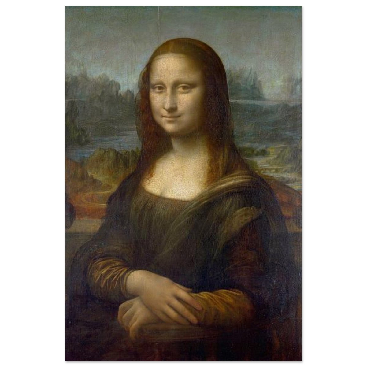 Mona Lisa by Leonardo da Vinci - Wood Prints - 30x45 cm / 12x18″ - 