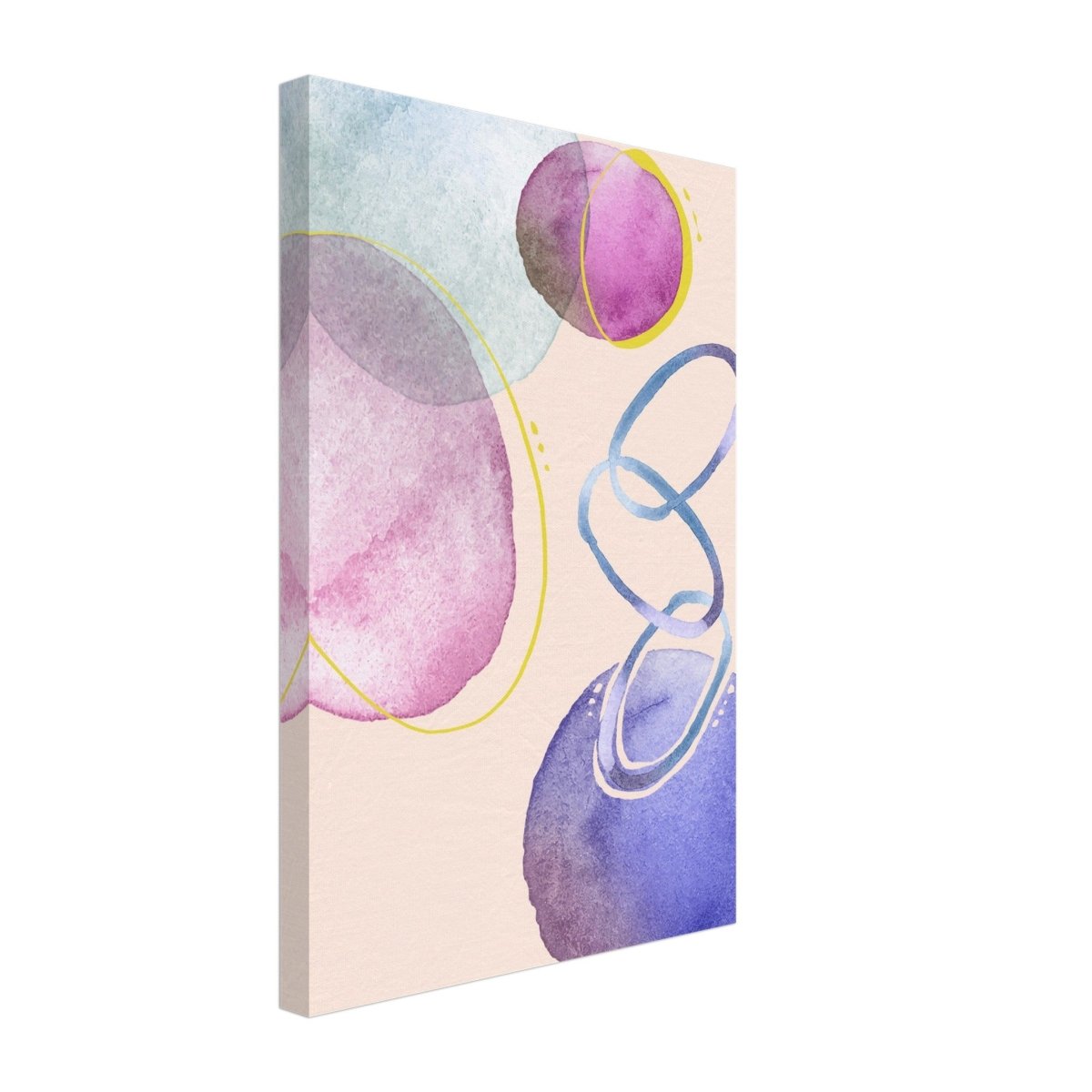 Pastel Harmony Abstract | Wall art Print - 30x45 cm / 12x18″ - Canvas - 