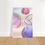 Pastel Harmony Abstract | Wall art Print - 50x75 cm / 20x30″ - Brushed Aluminum Print - 