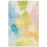 Radiant Harmony: A Burst of Life and Color | Abstract Wall art Print - 40x60 cm / 16x24″ - Wood Prints - 