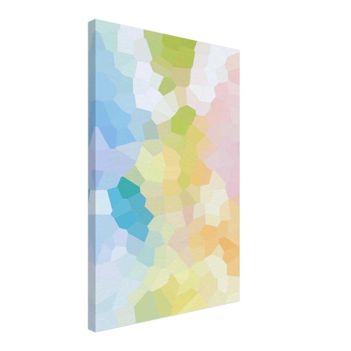 Radiant Harmony: A Burst of Life and Color | Abstract Wall art Print - 40x60 cm / 16x24″ - Canvas - 