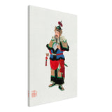 Regal Warrior's Tale | Traditional Chinese Historical Art - Canvas - 50x75 cm / 20x30″ - 