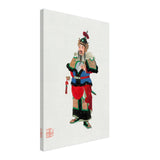 Regal Warrior's Tale | Traditional Chinese Historical Art - Canvas - 40x60 cm / 16x24″ - 