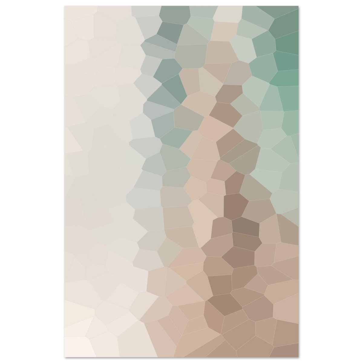 Serene Shores: A Tranquil Escape | Abstract Wall art print - 60x90 cm / 24x36″ - Aluminum Print - 