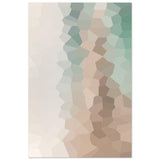 Serene Shores: A Tranquil Escape | Abstract Wall art print - 60x90 cm / 24x36″ - Aluminum Print - 