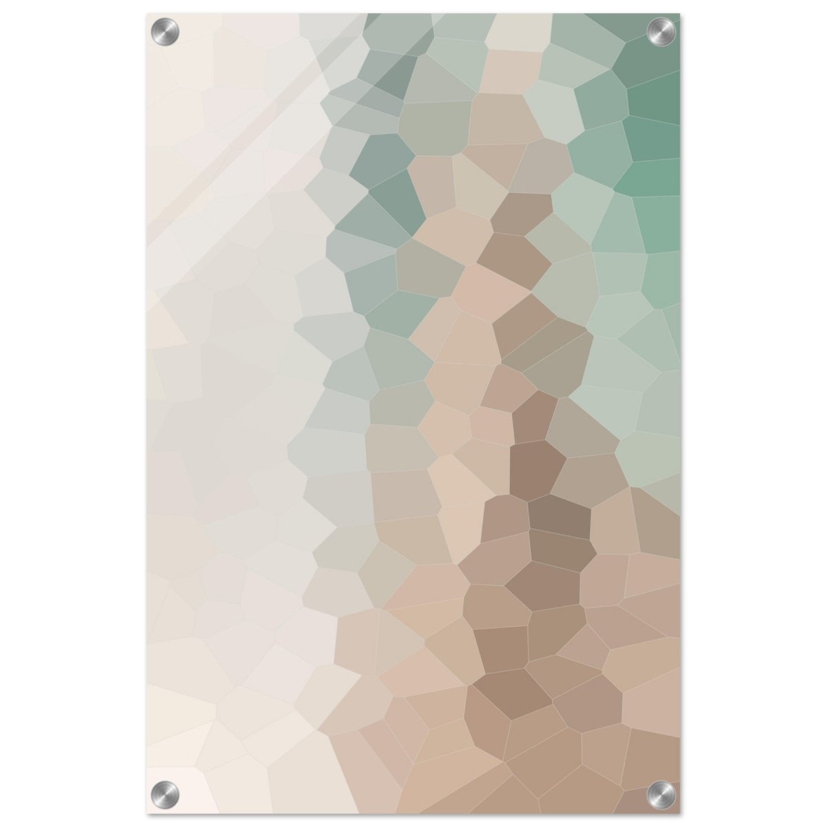 Serene Shores: A Tranquil Escape | Abstract Wall art print - 40x60 cm / 16x24″ - Acrylic Print - 