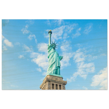 Statue of Liberty | New York City | City Wall art print - Wood Prints - 40x60 cm / 16x24″ - 