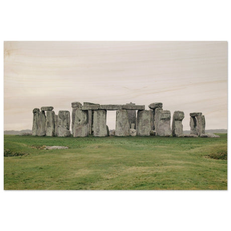 Stonehenge: A Timeless Wonder | Salisbury Plain | Wiltshire, England - Wood Prints - 40x60 cm / 16x24″ - 