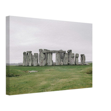 Stonehenge: A Timeless Wonder | Salisbury Plain | Wiltshire, England - Canvas - 30x45 cm / 12x18″ - 