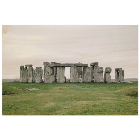 Stonehenge: A Timeless Wonder | Salisbury Plain | Wiltshire, England - Wood Prints - 50x75 cm / 20x30″ - 