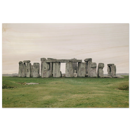 Stonehenge: A Timeless Wonder | Salisbury Plain | Wiltshire, England - Wood Prints - 60x90 cm / 24x36″ - 