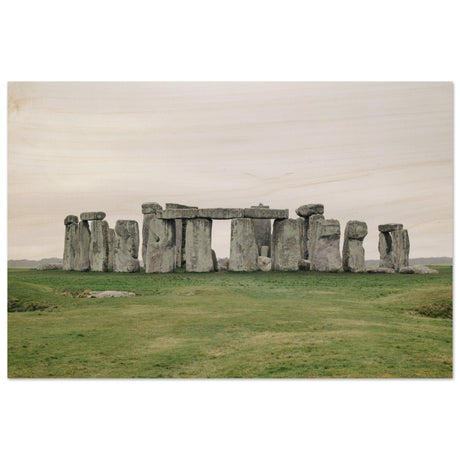 Stonehenge: A Timeless Wonder | Salisbury Plain | Wiltshire, England - Wood Prints - 30x45 cm / 12x18″ - 