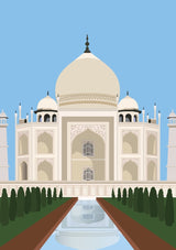 Taj Mahal - Symbol of Eternal Love | India | 3 Design Options - 30x45 cm / 12x18″ - Design Option 3 - Acrylic Print