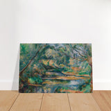 The Brook (ca. 1895–900) by Paul Cézanne | Vintage wall art print - Brushed Aluminum Print - 40x60 cm / 16x24″ - 