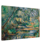 The Brook (ca. 1895–900) by Paul Cézanne | Vintage wall art print - Canvas - 60x90 cm / 24x36″ - 