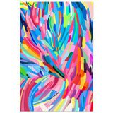 Vivid Energy: The Spectrum of Expression | Abstract Expressionism wall art print - 60x90 cm / 24x36″ - Aluminum Print - 