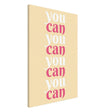 "You Can" | Motivational Art wall art print - Canvas - 60x90 cm / 24x36″ - 