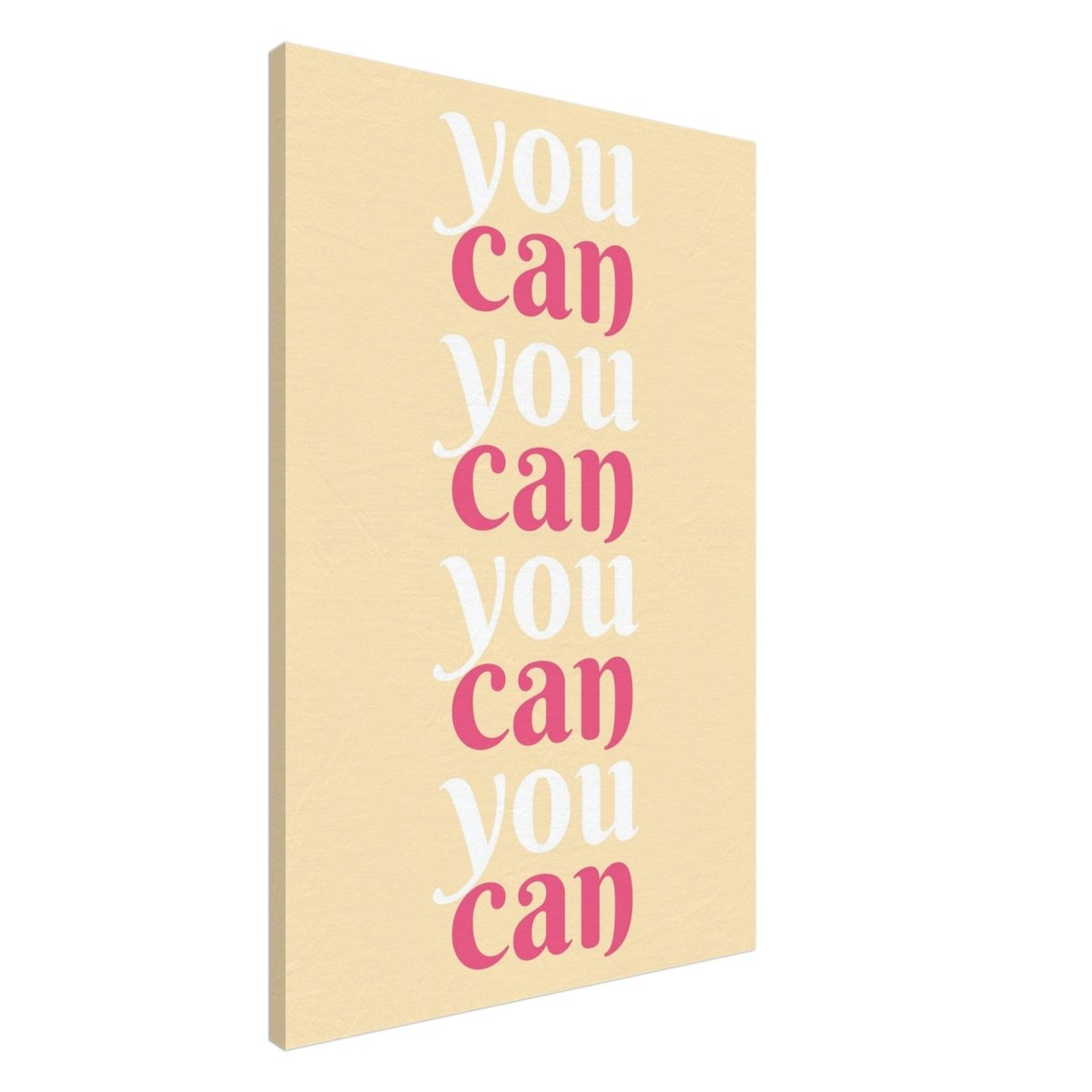 "You Can" | Motivational Art wall art print - Canvas - 60x90 cm / 24x36″ - 