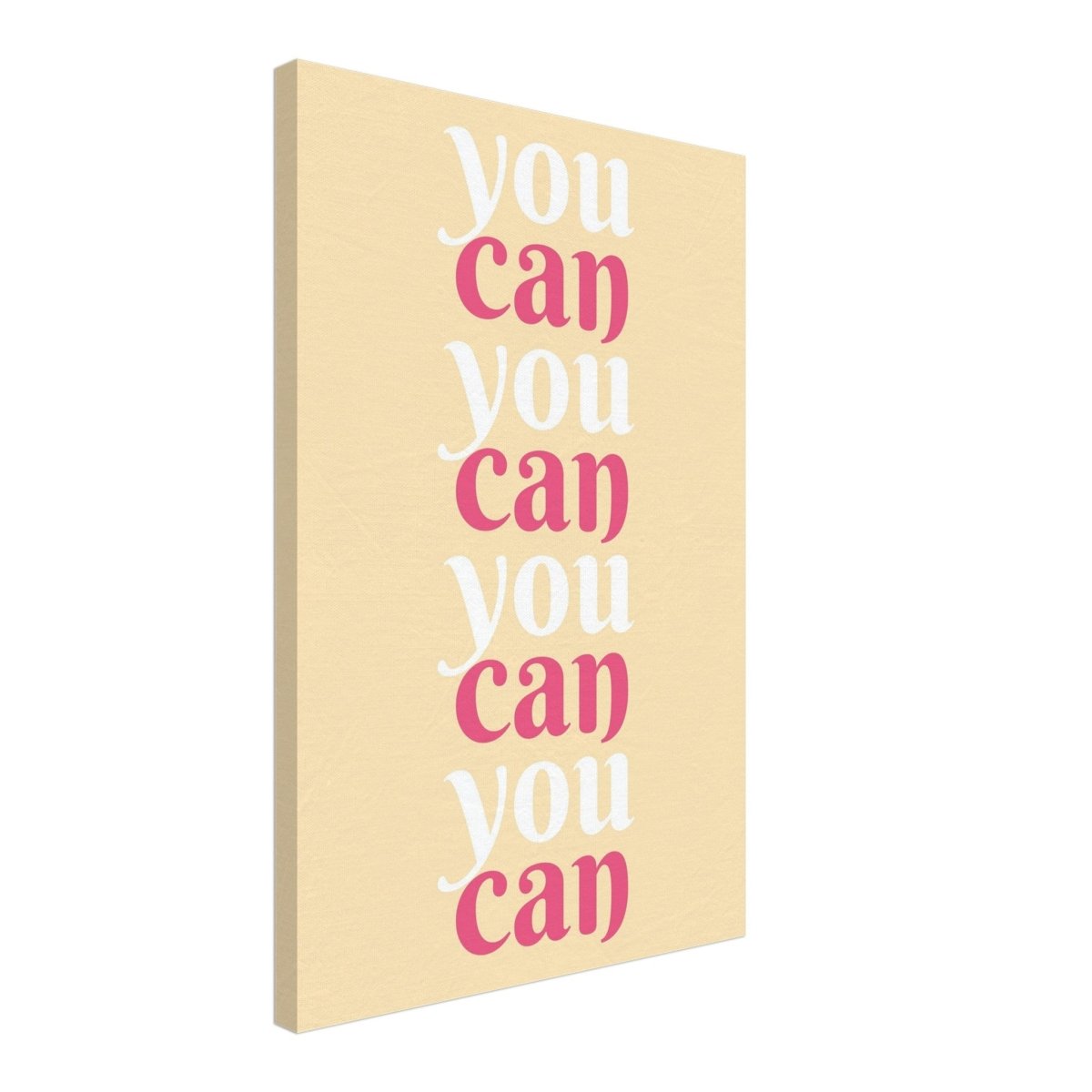 "You Can" | Motivational Art wall art print - Canvas - 40x60 cm / 16x24″ - 