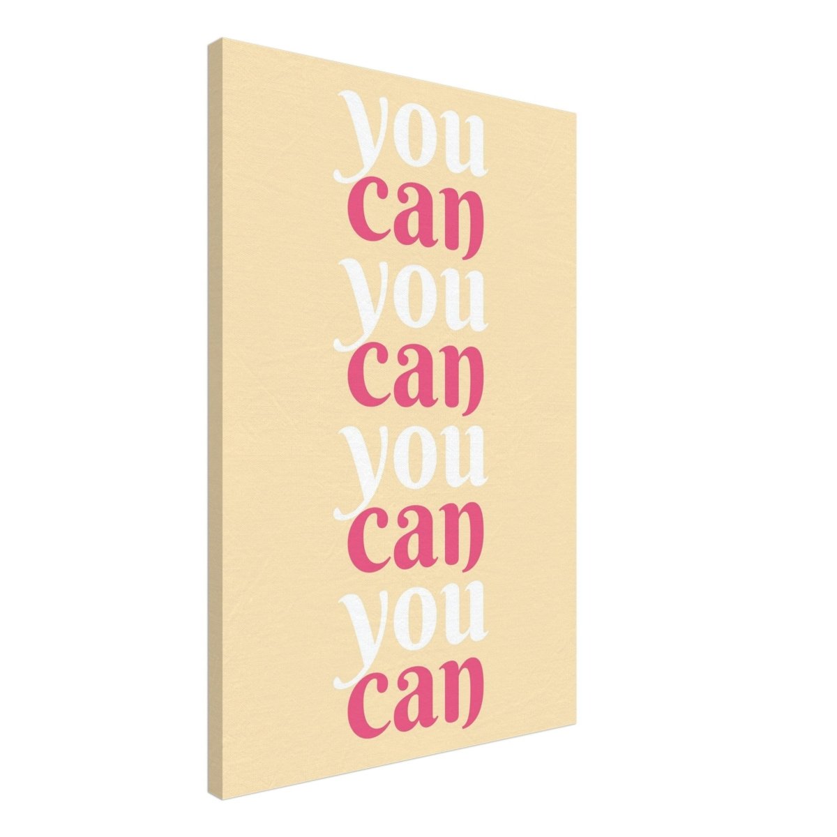 "You Can" | Motivational Art wall art print - Canvas - 50x75 cm / 20x30″ - 